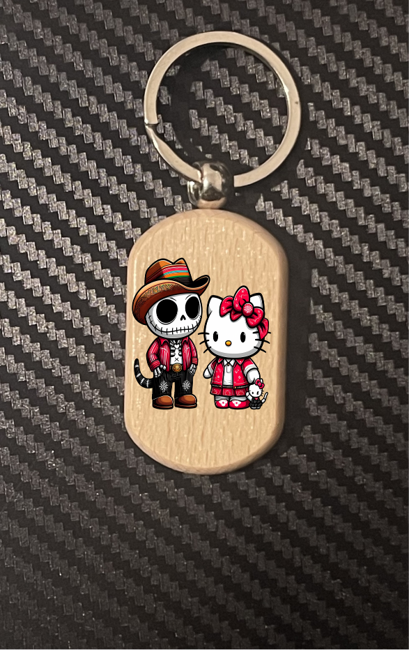 Chicano Hello Kitty 1-11 keyrings