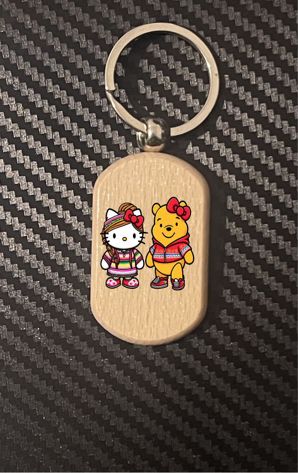 Chicano Hello Kitty 1-11 keyrings