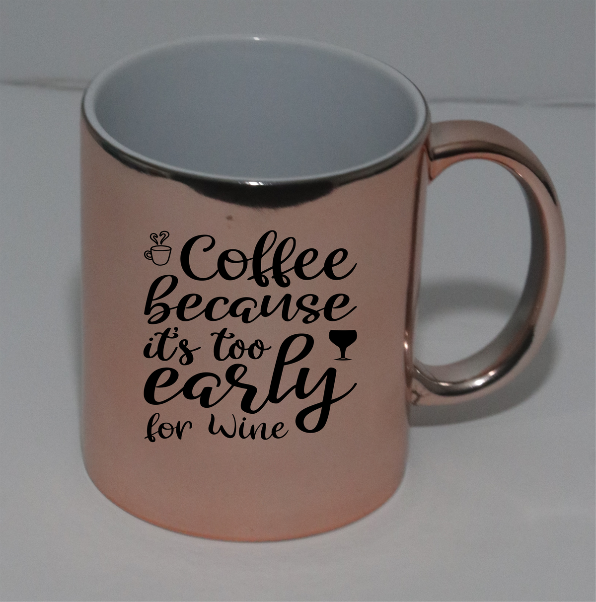 Coffee because it's too early for wine