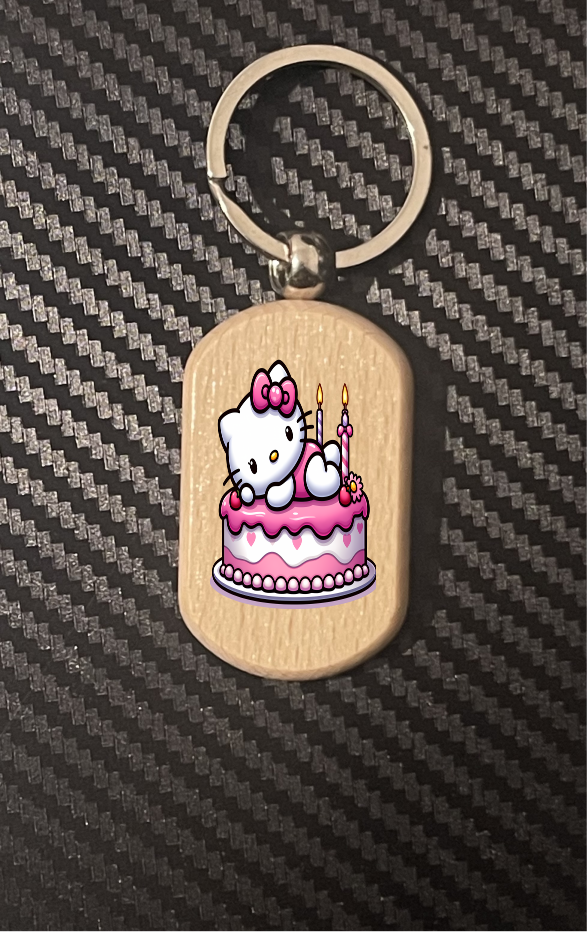 Happy birthday Hello Kitty 1-11 keyrings