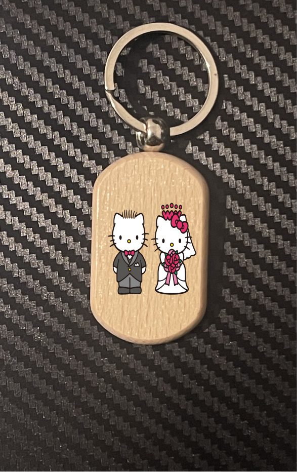 Spiderman Hello Kitty 1-11 keyrings