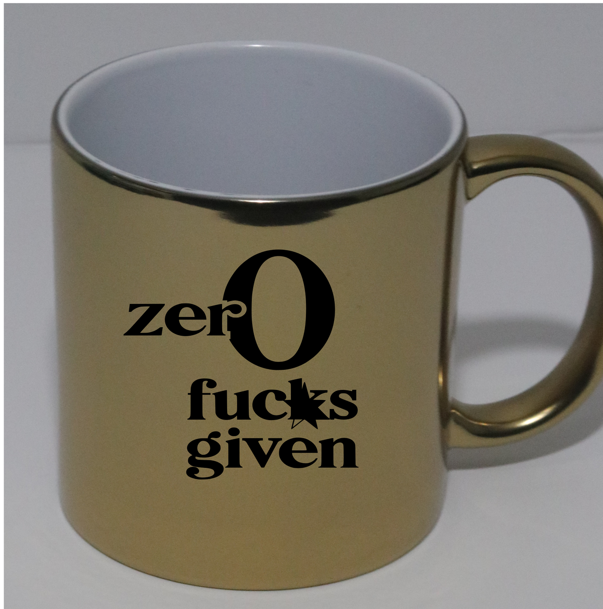 ZERO FUCKS GIVEN cups
