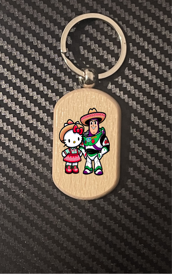 Chicano Hello Kitty 1-11 keyrings