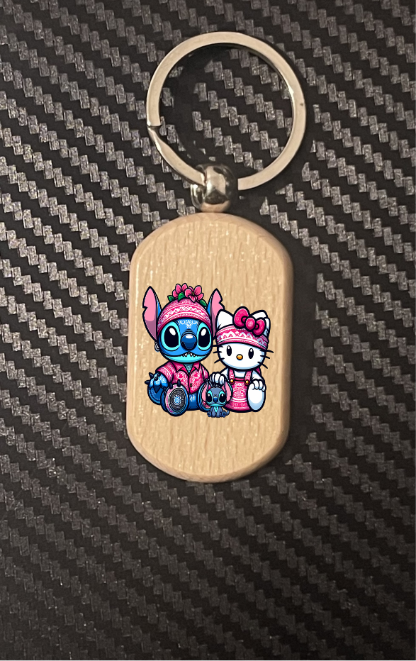 Chicano Hello Kitty 1-11 keyrings