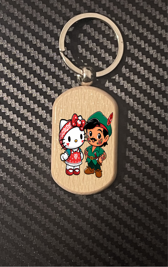 Chicano Hello Kitty 1-11 keyrings