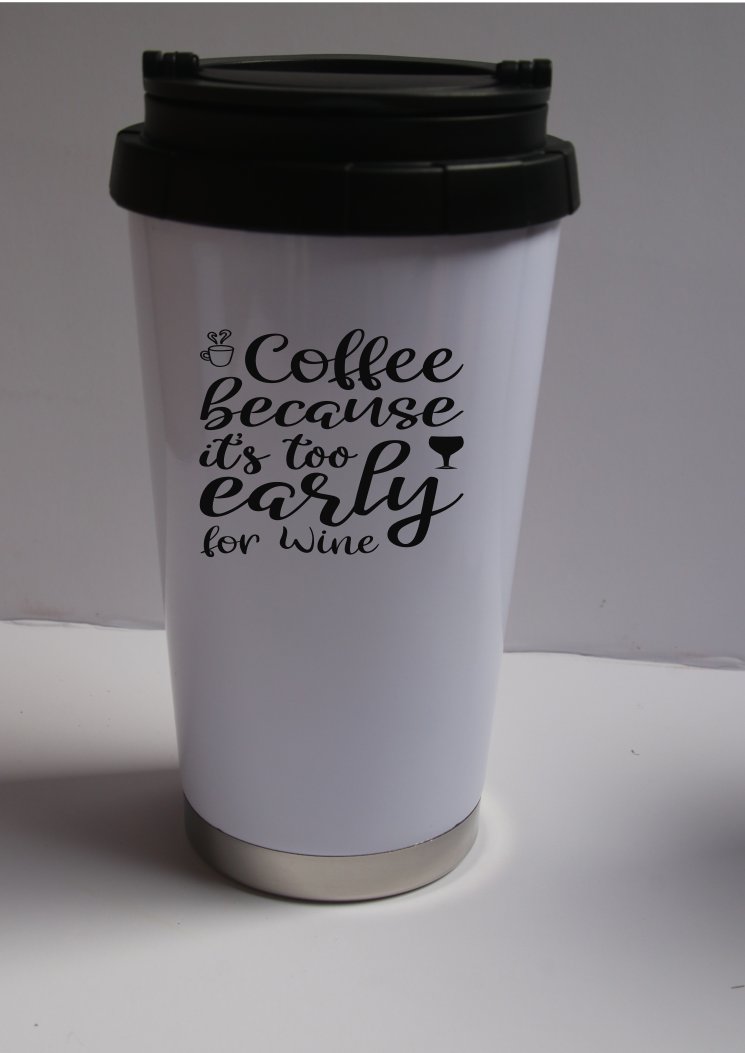 Coffee because it's too early for wine