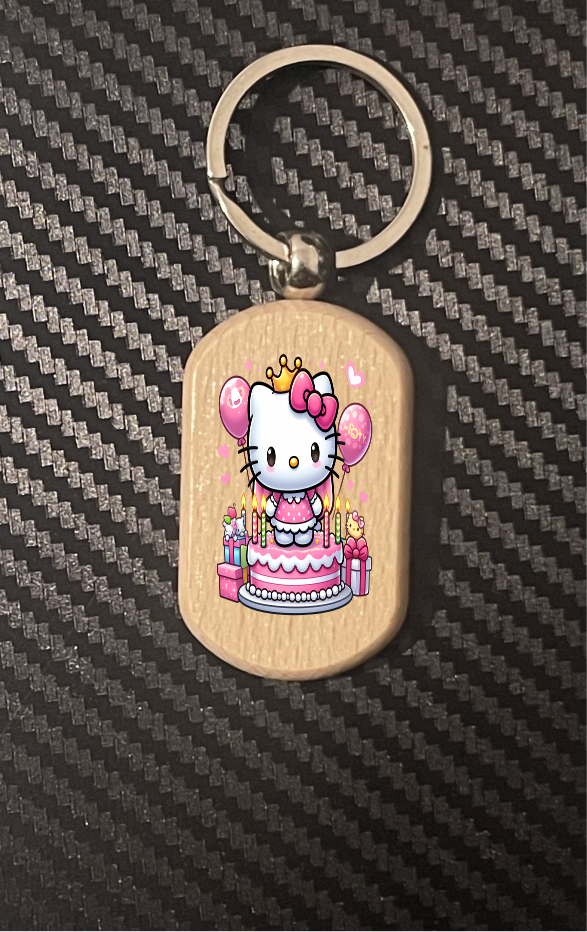 Happy birthday Hello Kitty 1-11 keyrings