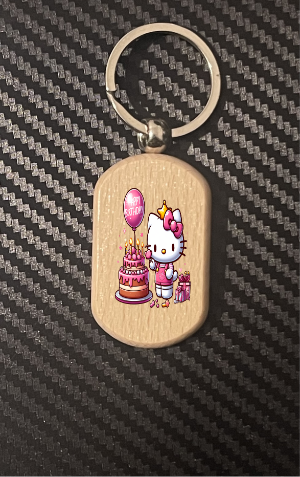 Happy birthday Hello Kitty 1-11 keyrings