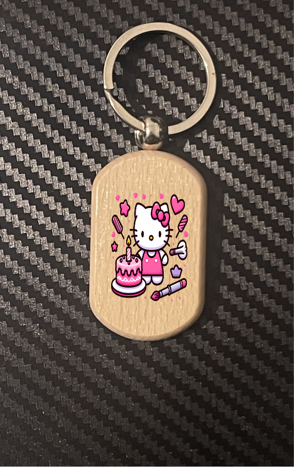 Happy birthday Hello Kitty 1-11 keyrings