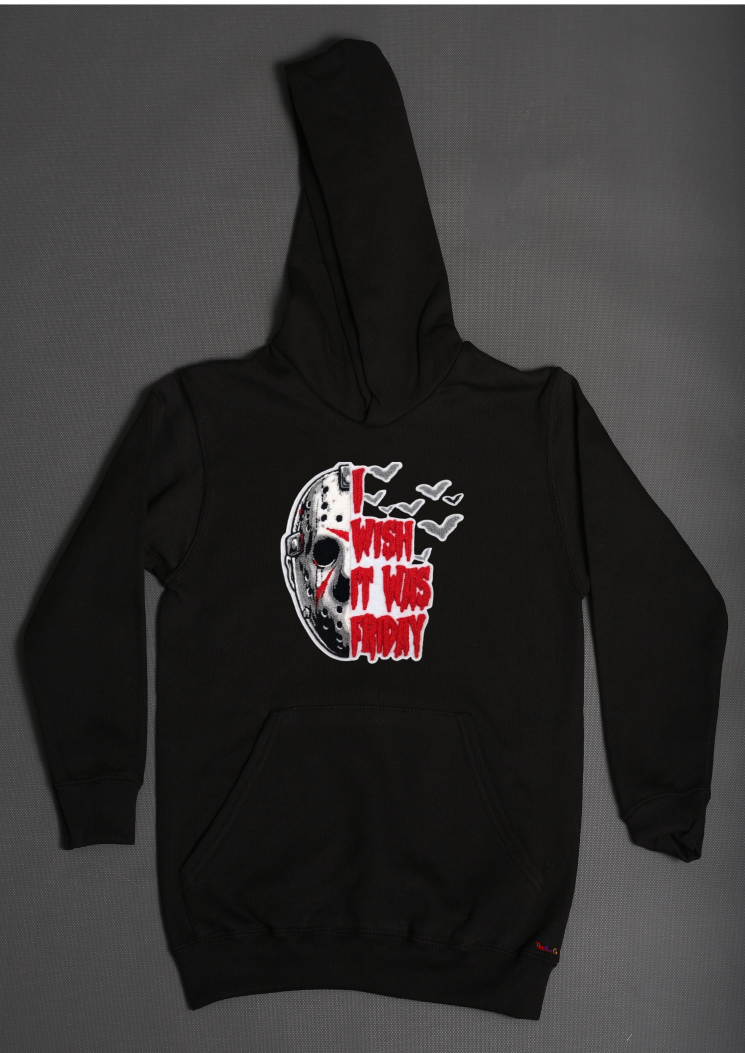 I wish it was friday, halloween shirt & hoodie