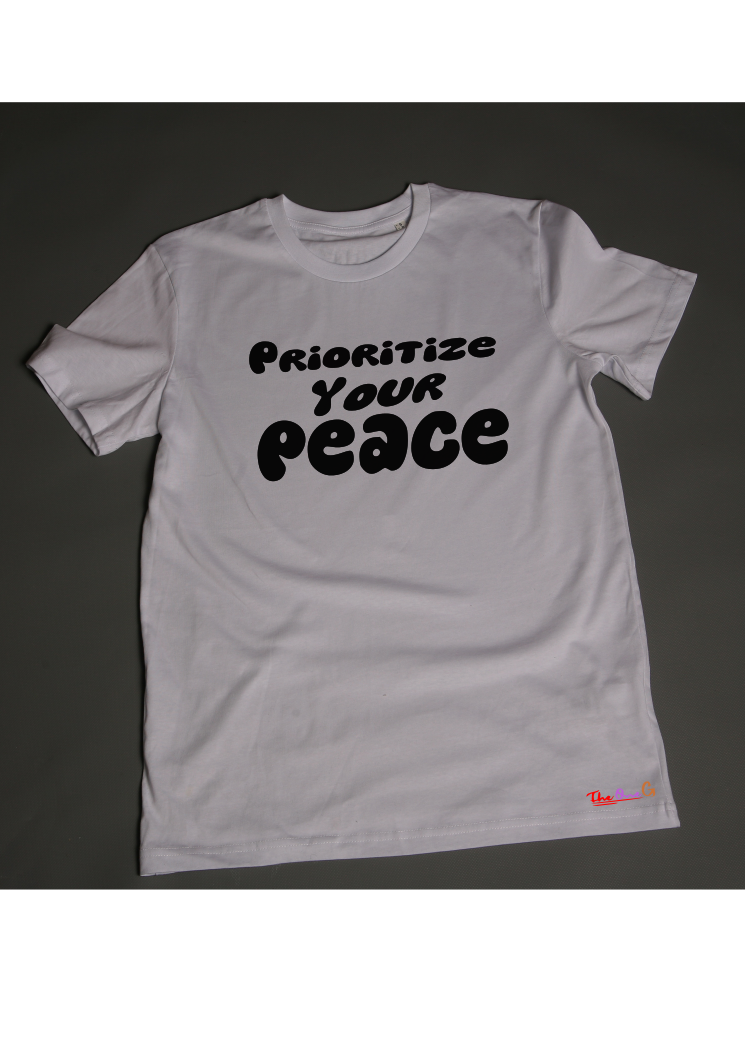 Prioritize your peace Tshirt