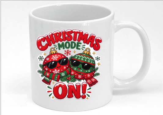 Christmas mode ON 11oz mug